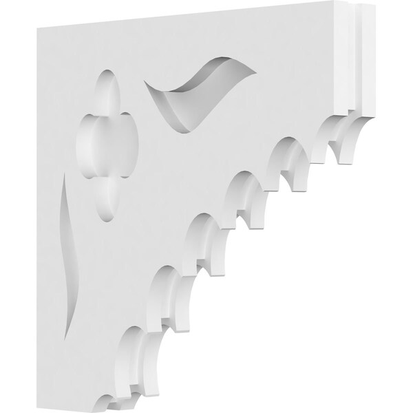 Ekena Millwork Wellington Architectural Grade PVC Corbel, 1 7/8"W X 12"D X 12"H CORP01X12X12WE - main